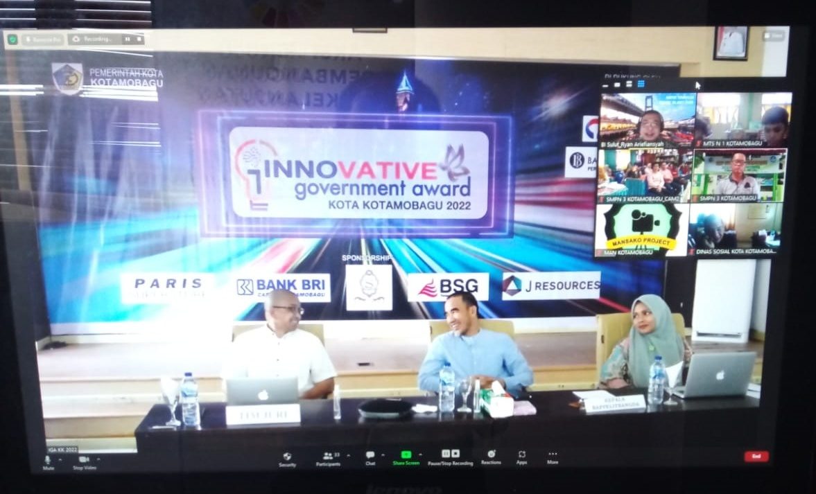 Lomba IGA Kota Kotamobagu Tahun 2022 Resmi Ditutup, Pemenang Lomba Diumumkan