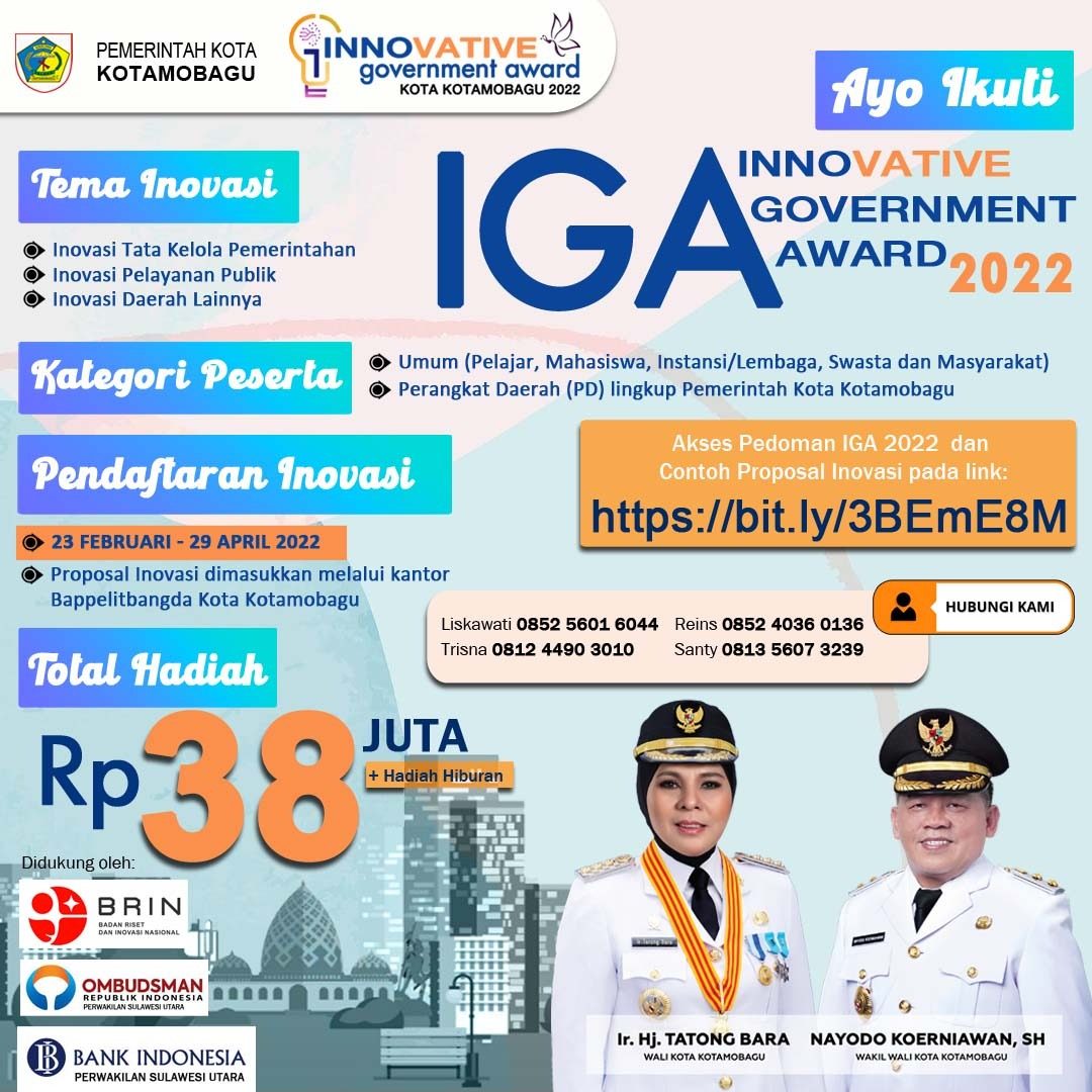 Lomba IGA Tahun 2022 Kembali di Gelar Pemkot Kotamobagu 