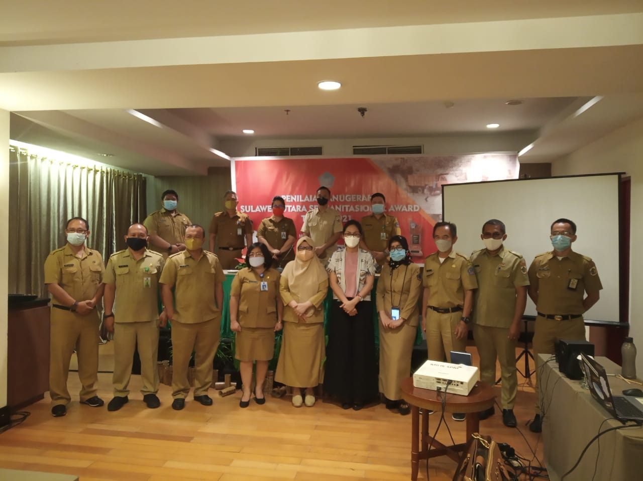 Kota Kotamobagu Presentasikan Pengelolaan Sanitasi dan Persampahan Pada Ajang "Sulawesi Utara Sensanitasional Award 2021"