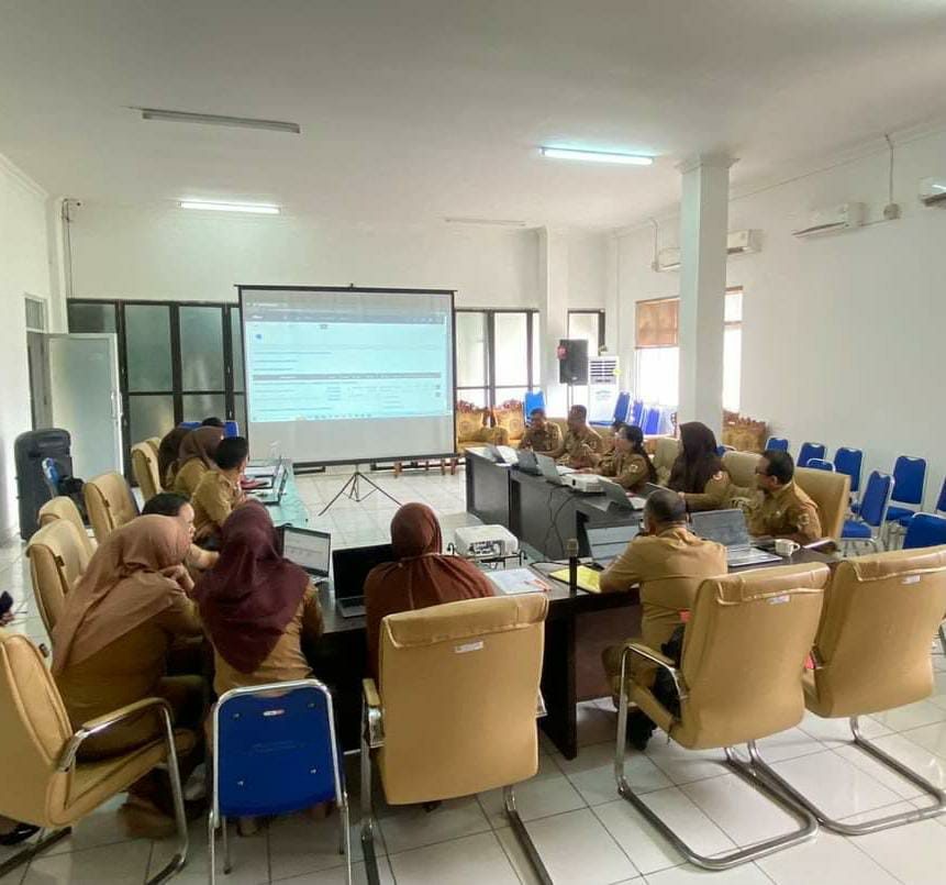 Bappelitbangda Melaksanakan Kegiatan Penginputan Realisasi Capaian Proses Triwulan III Tahun 2023 di Aplikasi E-Monev