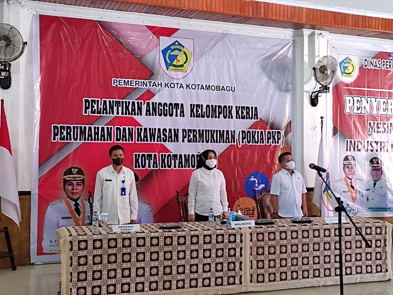 Walikota Tatong Bara Kukuhkan Pokja Perumahan dan Kawasan Permukiman