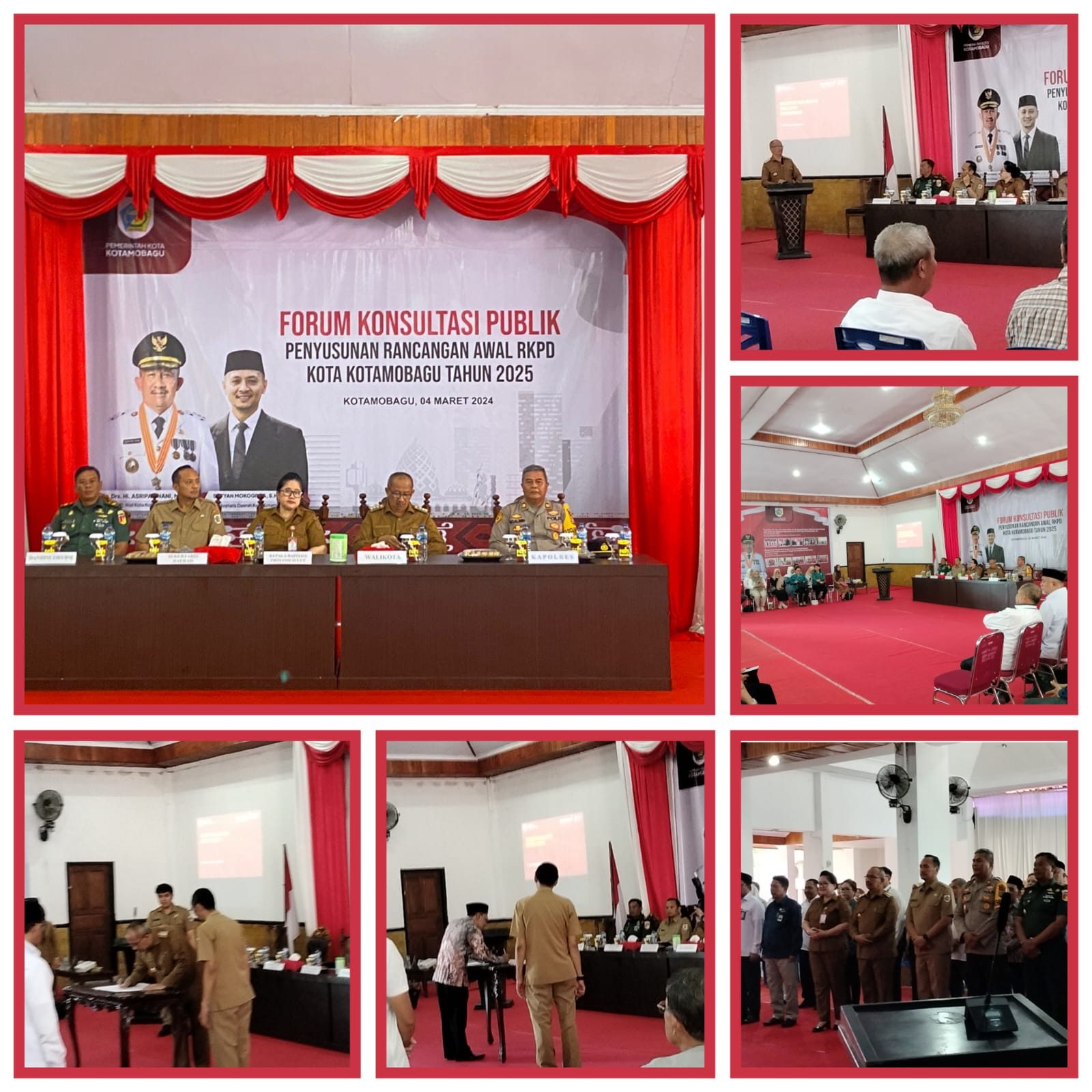 Kegiatan  Forum Konsultasi Publik Rancangan Awal  RKPD Kota Kotamobagu Tahun 2025