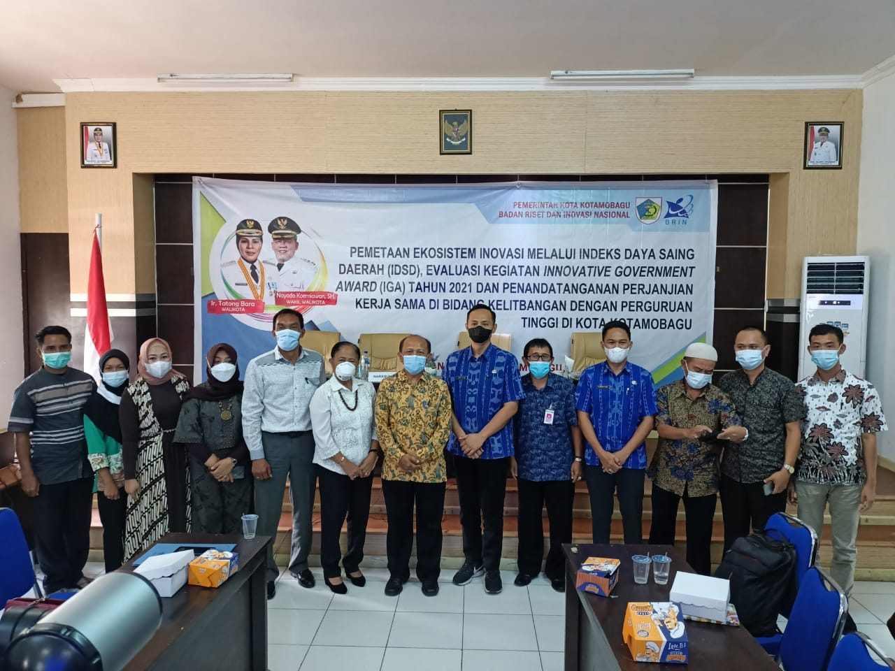 Bappelitbangda Kota Kotamobagu Libatkan BRIN dan Perguruan Tinggi Lokal Untuk Petakan Ekosistem Inovasi Daerah