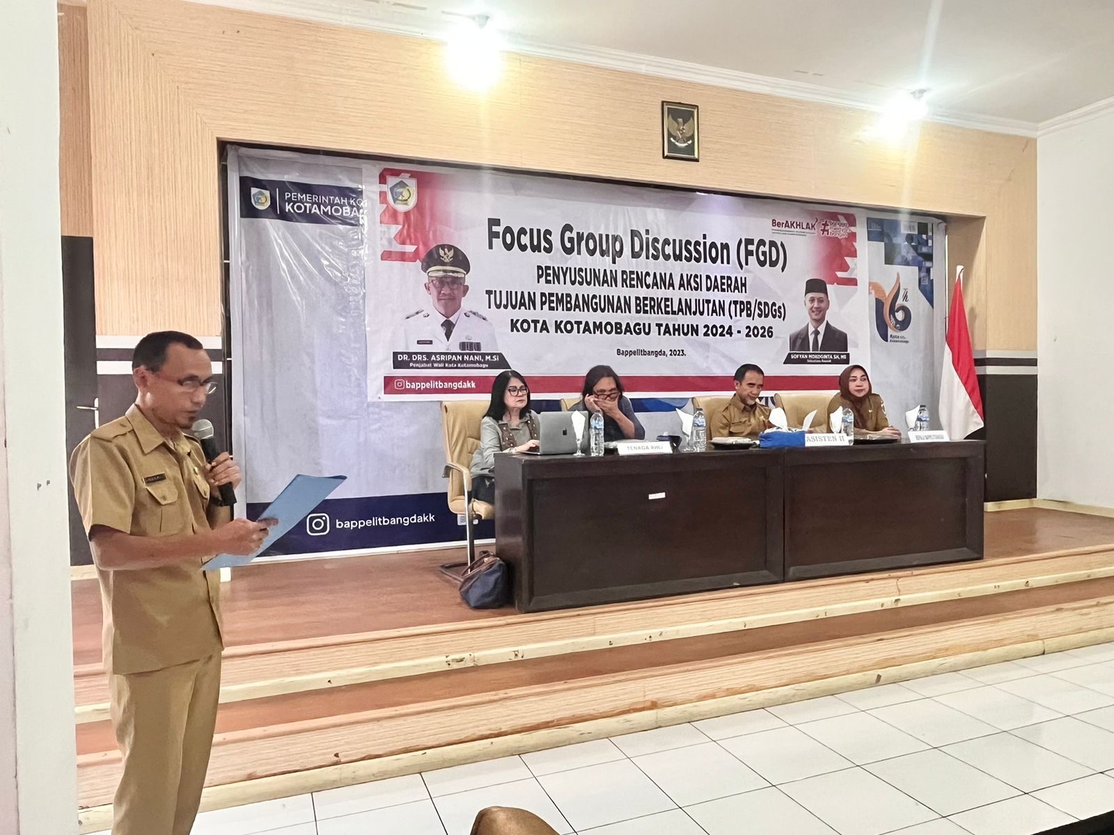 Bappelitbangda Kota Kotamobagu Laksanakan Rapat SDG's 
