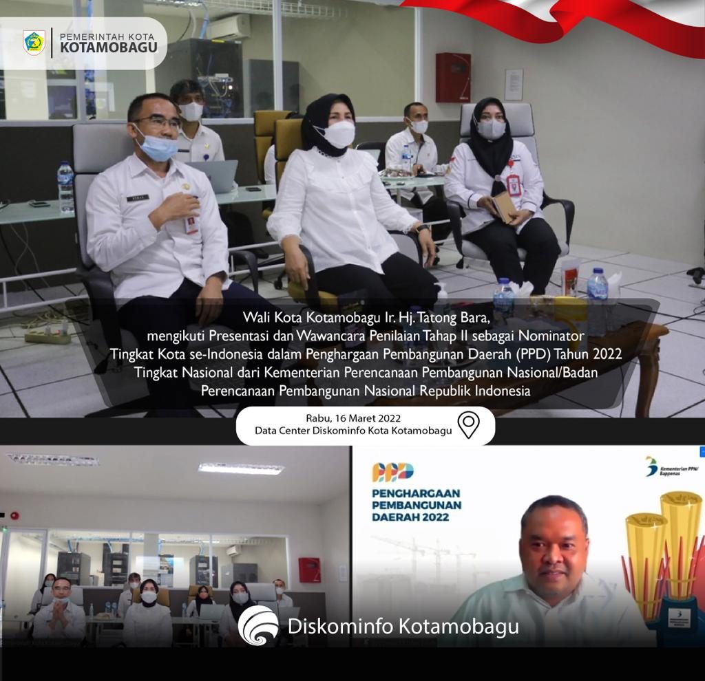 Tatong Bara Paparkan Keberhasilan Kota Kotamobagu Pada PPD 2022